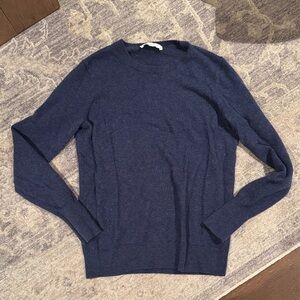Everlane Women's Navy The Classic Crew in Cashmere Sweater